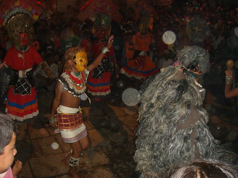 Indra Jatra festival celebration in Kathmandu