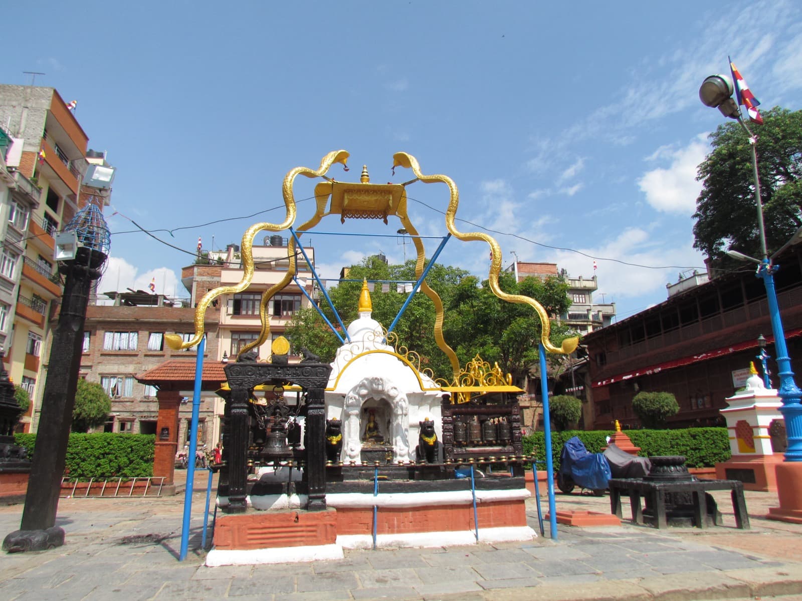 Yashodhar Mahavihar building at Bu Bahal in Patan