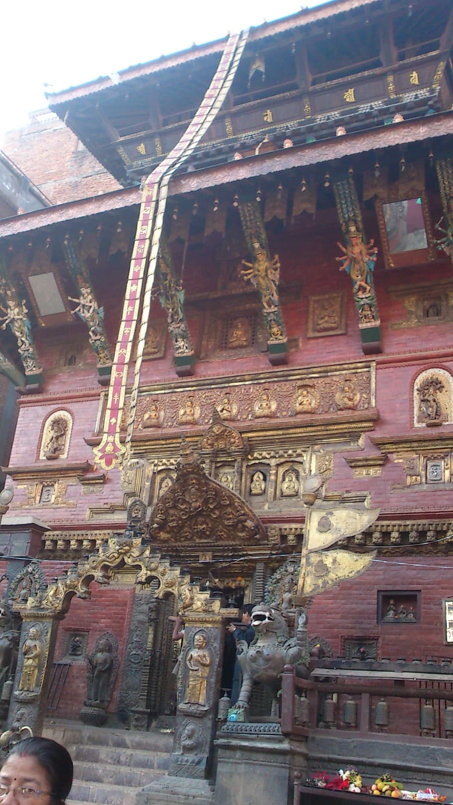 Courtyard entrance view at Bu Bahal in Patan