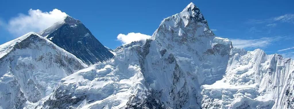 Mount Everest summit pyramid