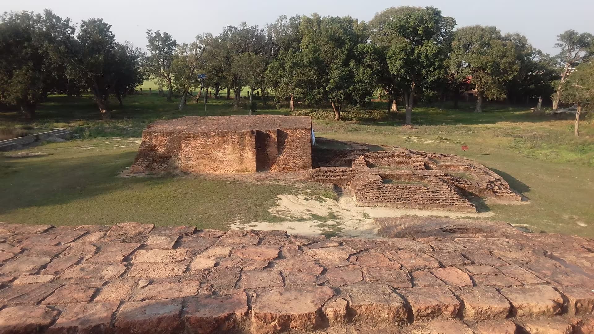 Open site view across the Tilaurakot archaeological zone
