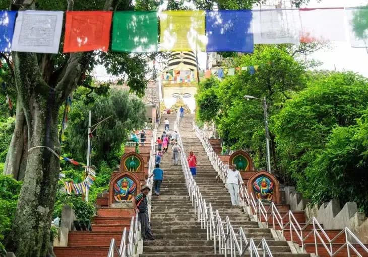 Swayambhunath Stupa Climb